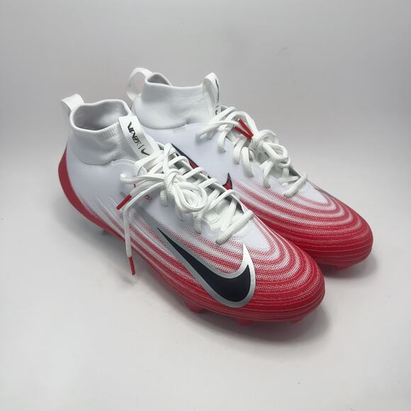 Men's Nike Zoom Air Vapor Pro 1 Football Cleats White Red FB3298-102 Size 9 - Picture 1 of 5